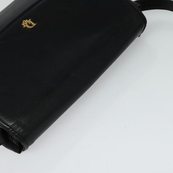 DIOR Shoulder Bag Leather Black Gold - Picture 6 of 16